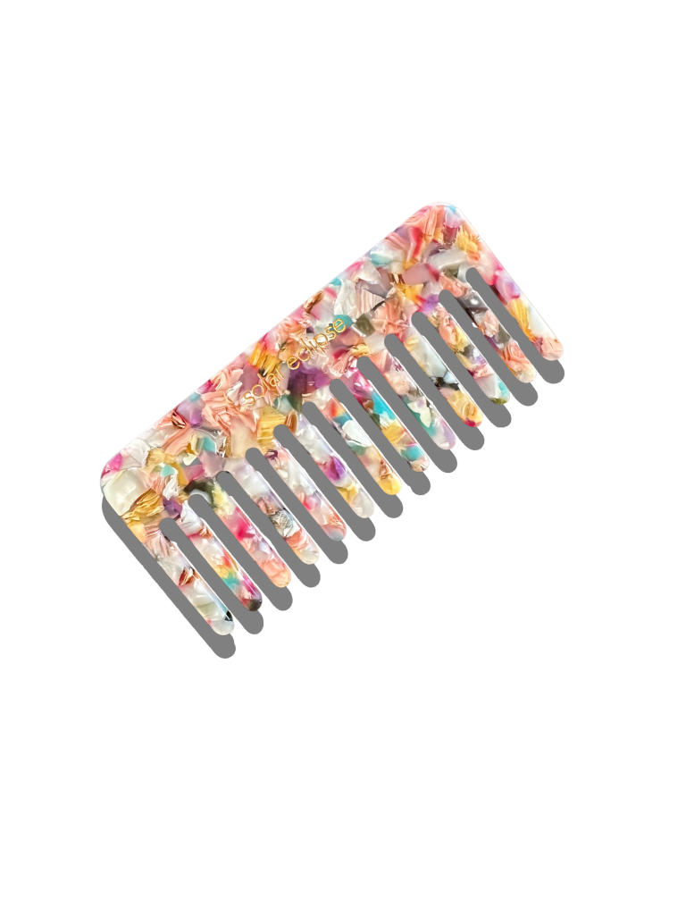 Detangling Wide Tooth Hair Comb | Eco-Friendly Acetate – Solar Eclipse