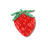 Hand-painted Strawberry Compact Mirror | Eco-Friendly