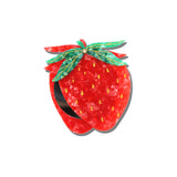 Hand-painted Strawberry Compact Mirror | Eco-Friendly