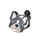 Hand-painted Frenchie Dog Compact Mirror | Eco-Friendly