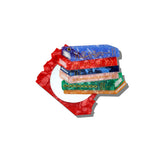 Hand-painted Book Stack Compact Mirror | Eco-Friendly