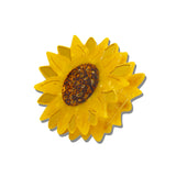 Hand-painted Sunflower Claw Hair Clip | Eco-Friendly