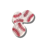 Hand-painted Homerun Baseball Hair Clip | Eco-Friendly