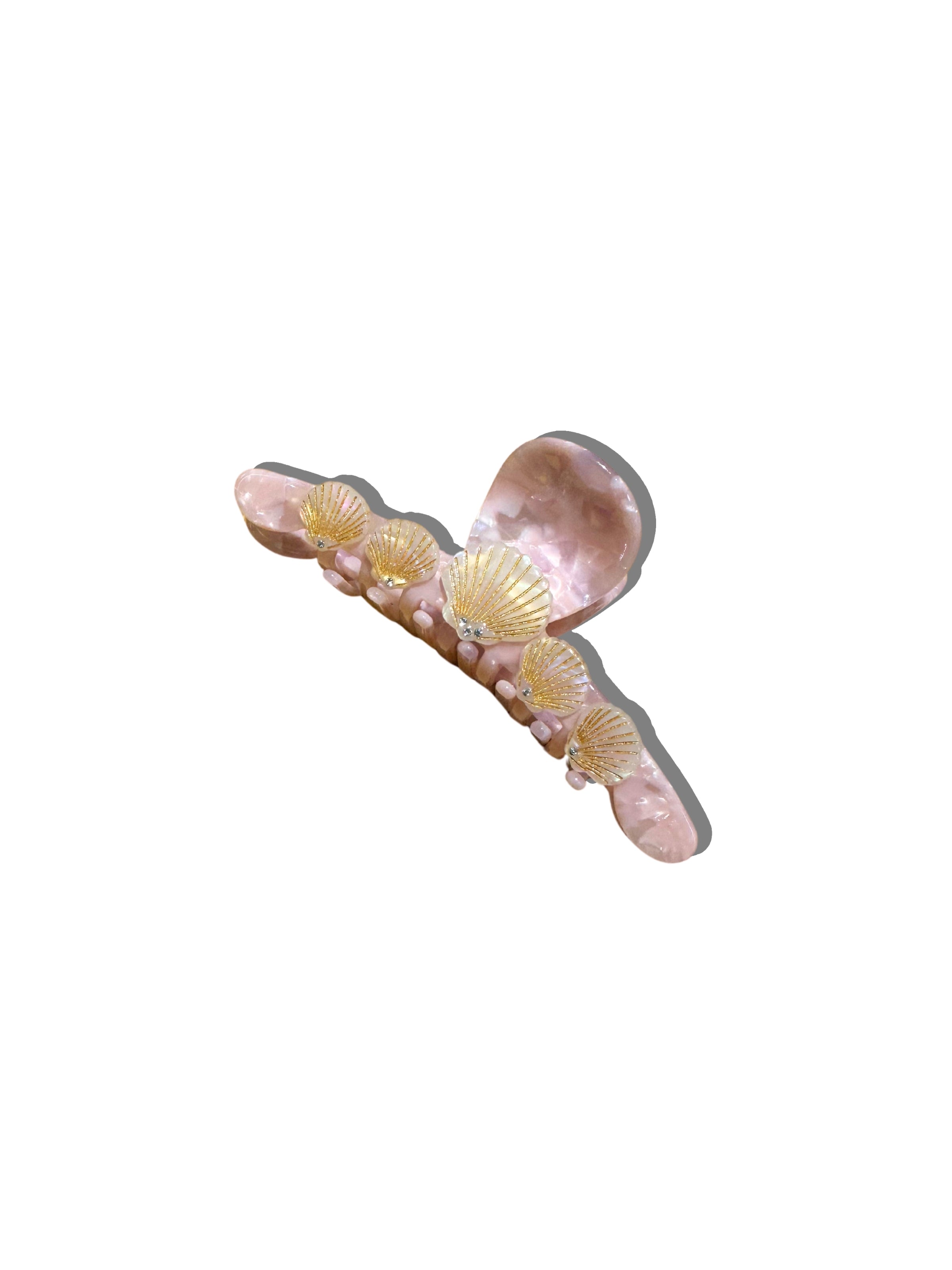 Mermaid Shells Slim Acetate Claw Hair Clip | Eco-Friendly