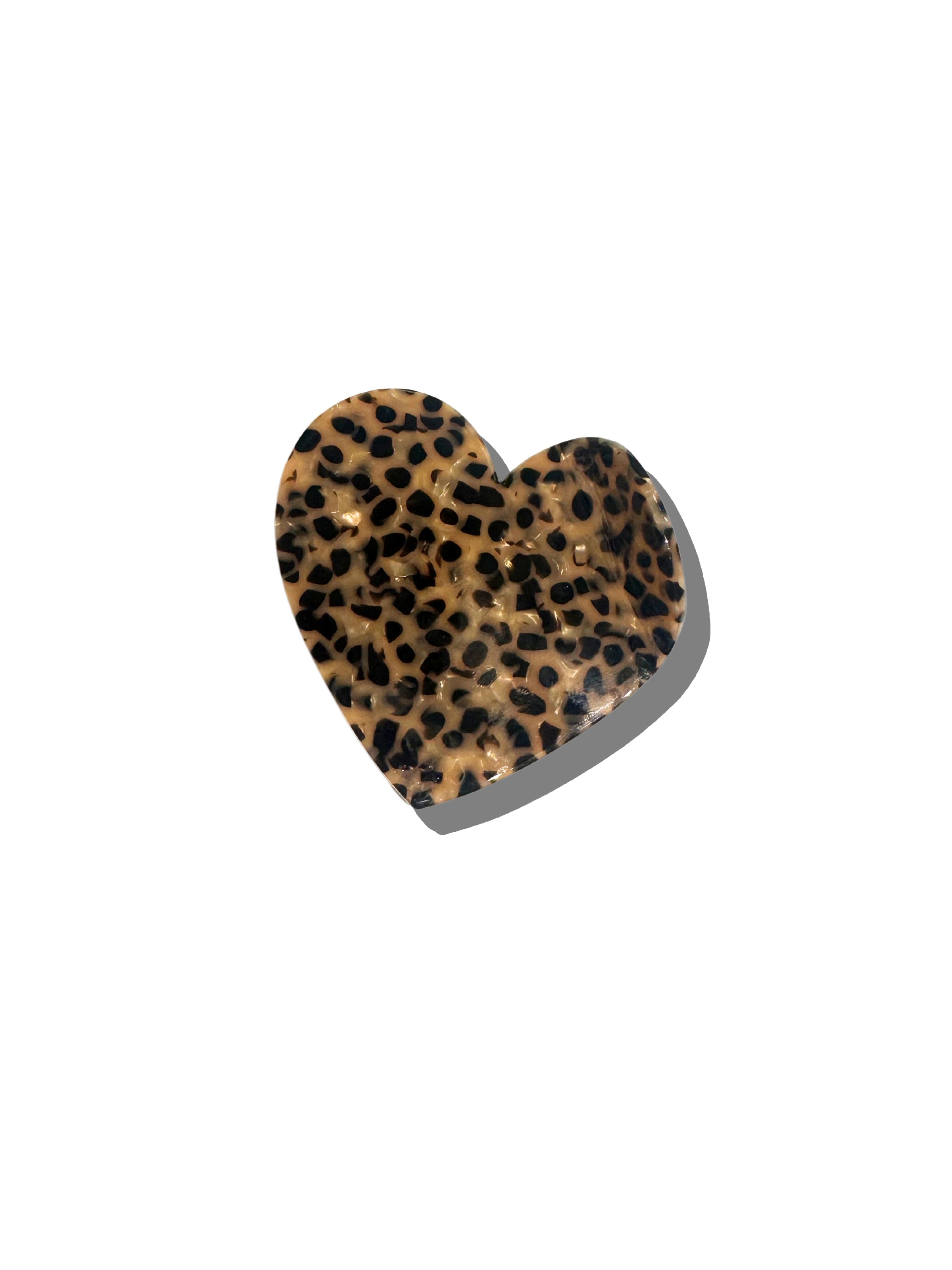 Handmade Heart Acetate Claw Hair Clip | Eco-Friendly