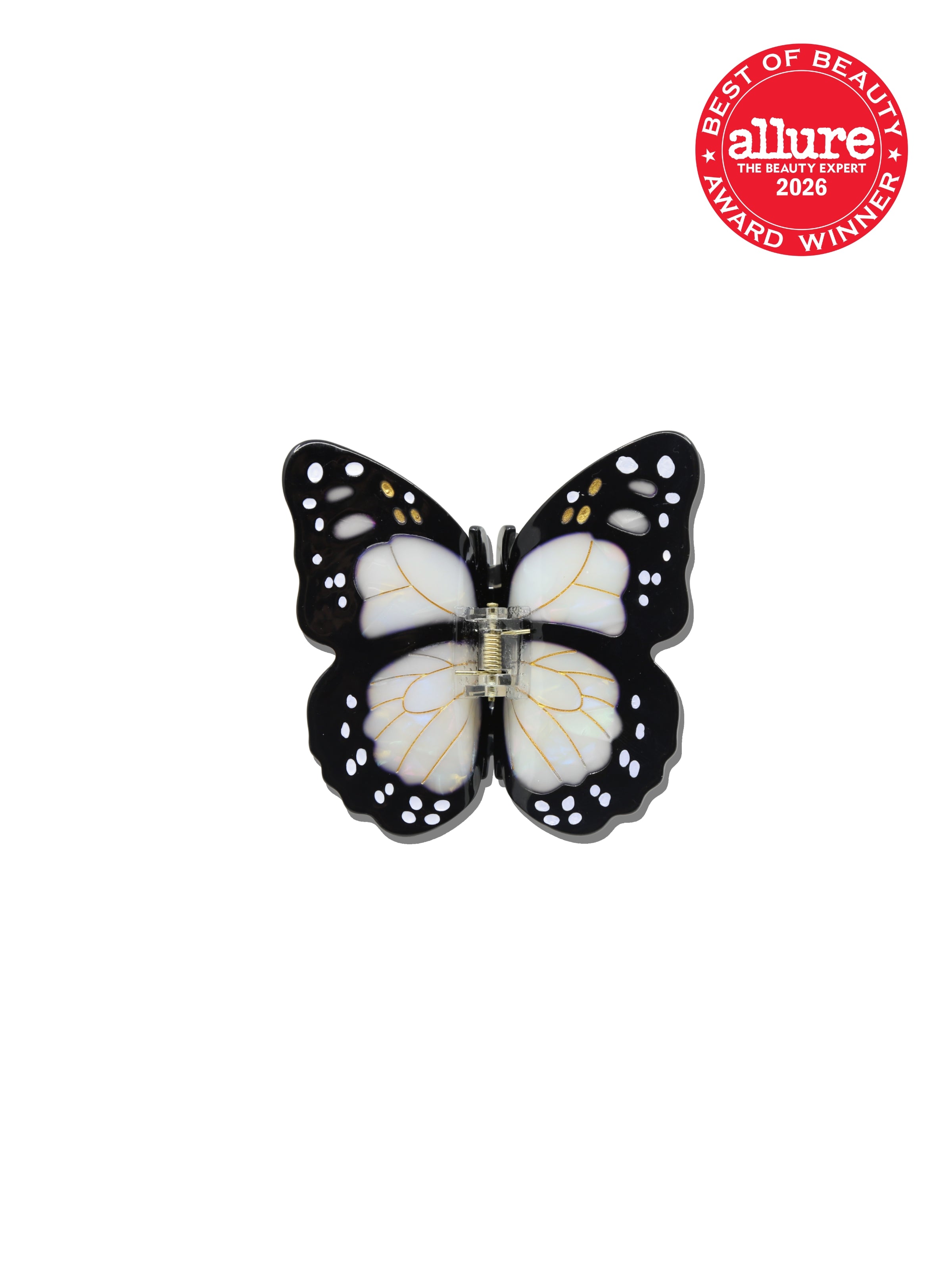 Hand-painted Mini Monarch Butterfly Claw Hair Clip | Eco-Friendly