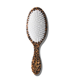 Hand-painted Leopard Bow Acetate 2-1 Daily Hair Brush | Eco-Friendly