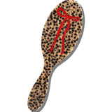 Hand-painted Leopard Bow Amazing Hair Day Brush | Eco-Friendly