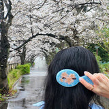 Hand-painted Cherry Blossom Handbag Hero Brush | Eco-Friendly