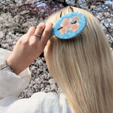 Hand-painted Cherry Blossom Handbag Hero Brush | Eco-Friendly