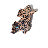 Hand-painted Leopard Claw Hair Clip | Eco-Friendly