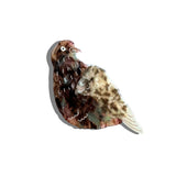 Hand-painted Pigeon Claw Hair Clip | Eco-Friendly