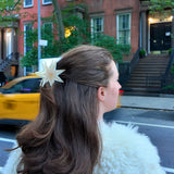 Hand-painted Celestial Star Claw Hair Clip | Eco-Friendly