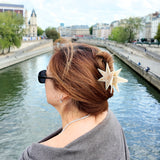 Hand-painted Celestial Star Claw Hair Clip | Eco-Friendly