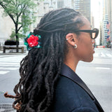 Hand-painted Poinsettia Claw Hair Clip | Eco-Friendly