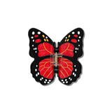 Hand-painted Lucky Monarch Butterfly Claw Hair Clip | Eco-Friendly