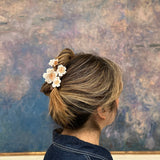 Hand-painted Cherry Blossom Flower Claw Hair Clip | Eco-Friendly