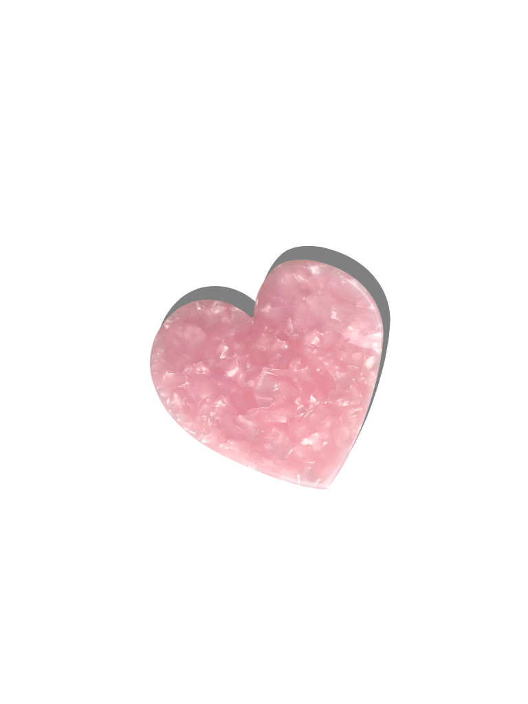 Handmade Heart Hair Claw Clip - Limited Edition