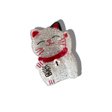 Hand-painted Lucky Cat Claw Hair Clip | Eco-Friendly