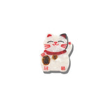 Hand-painted Lucky Cat Brooch