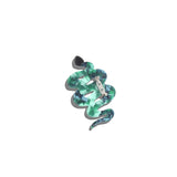 Hand-painted Snake Brooch Pin