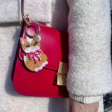 Hand-painted Kitten Bag Charm + Keychain | Eco-Friendly