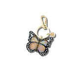 Hand-painted Monarch Butterfly Bag Charm + Keychain | Eco-Friendly