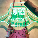 Hand-painted Cowboy Boot Bag Charm + Keychain | Eco-Friendly