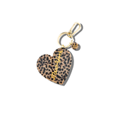 Hand-painted New York Heart Bag Charm + Keychain | Eco-Friendly