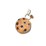 Hand-painted Chocolate Chip Cookie Bag Charm + Keychain | Eco-Friendly