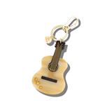 Hand-painted Guitar Bag Charm + Keychain | Eco-Friendly