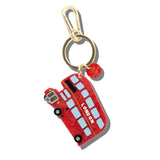 Hand-painted London Bus Charm + Keychain | Eco-Friendly