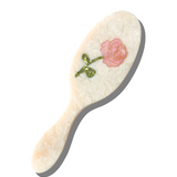Hand-painted Spring Rose Amazing Hair Day Brush | Eco-Friendly