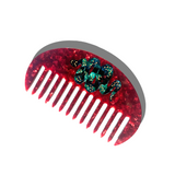 Hand-painted Snake Gua Sha Treatment Hair Comb | Eco-Friendly