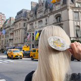 Hand-painted Taxi Amazing Hair Day Brush | Eco-Friendly