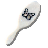 Hand-painted Monarch Butterfly Acetate 2-1 Daily Hair Brush | Eco-Friendly