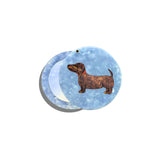 Hand-painted Dachshund Compact Mirror | Eco-Friendly