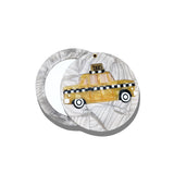 Hand-painted Taxi Cab Compact Mirror | Eco-Friendly