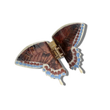 Hand-Painted Swallowtail Butterfly Claw Hair Clip | Eco-Friendly