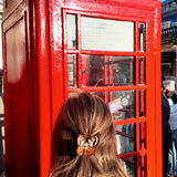 Hand-Painted Tiger Moth Claw Hair Clip | Eco-Friendly