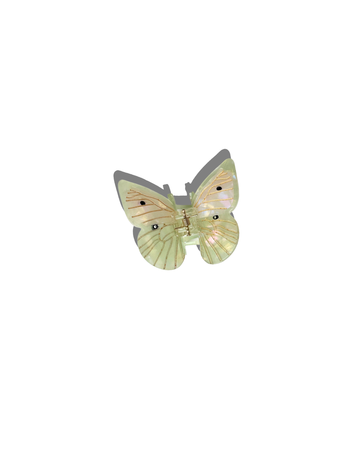 Hand-Painted Cabbage Butterfly Claw Hair Clip | Eco-Friendly