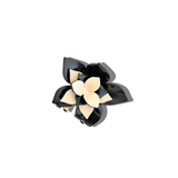 Hand-Painted Origami Magnolia Flower Hair Clip | Eco-Friendly