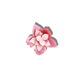 Hand-Painted Origami Magnolia Flower Hair Clip | Eco-Friendly