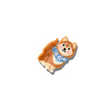 Hand-Painted Lucky Dog Fuku Inu Claw Hair Clip | Eco-Friendly