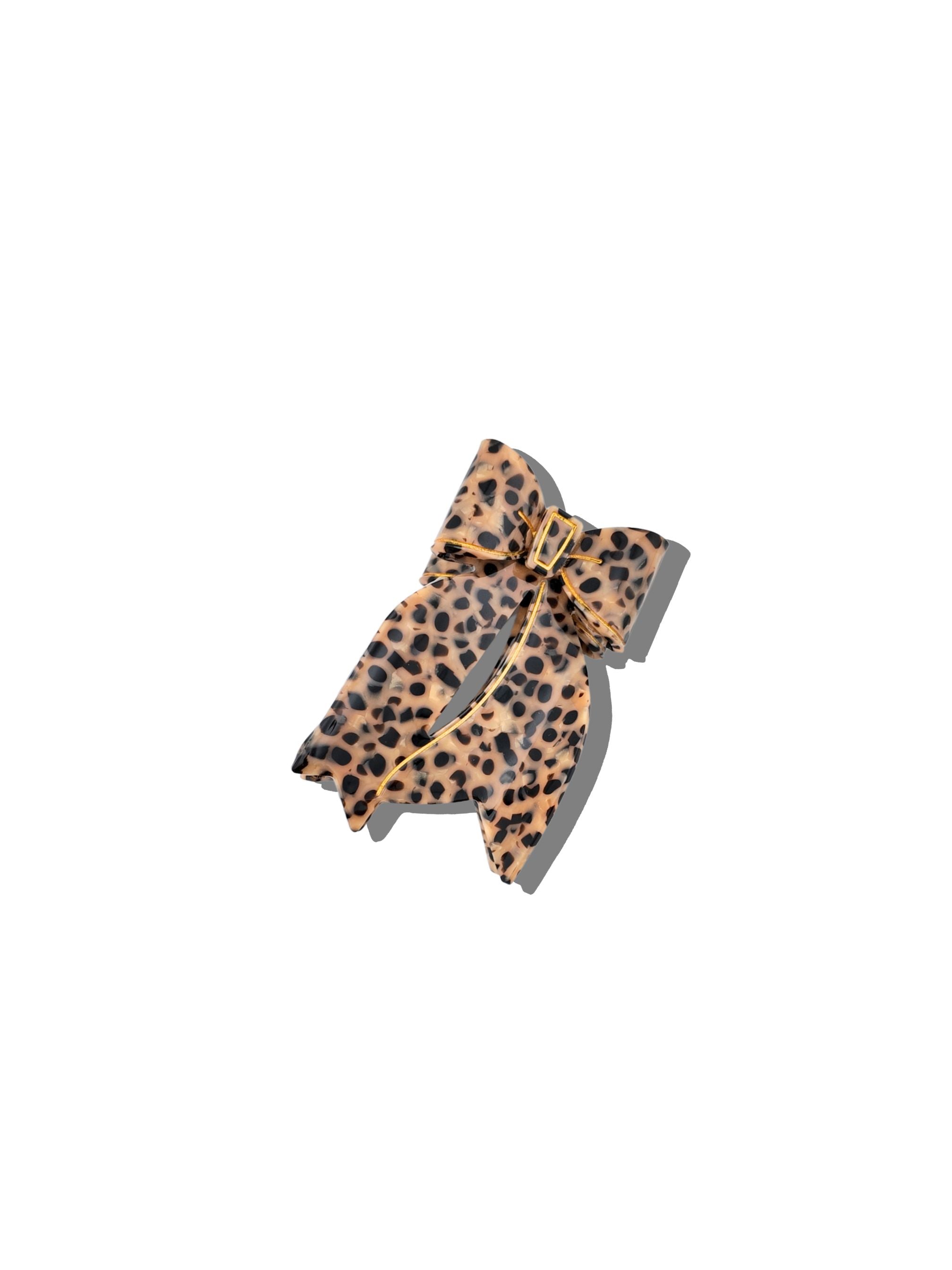 Hand-painted Bow Claw Hair Clip | Eco-Friendly
