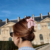 Hand-painted Bow Claw Hair Clip | Eco-Friendly