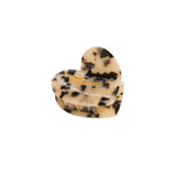 Hand-Painted Mama Heart Acetate Claw Hair Clip | Eco-Friendly