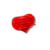 Handmade Heart Lay Down Claw Clip | Eco-Friendly