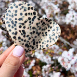 Handmade Heart Lay Down Claw Clip | Eco-Friendly