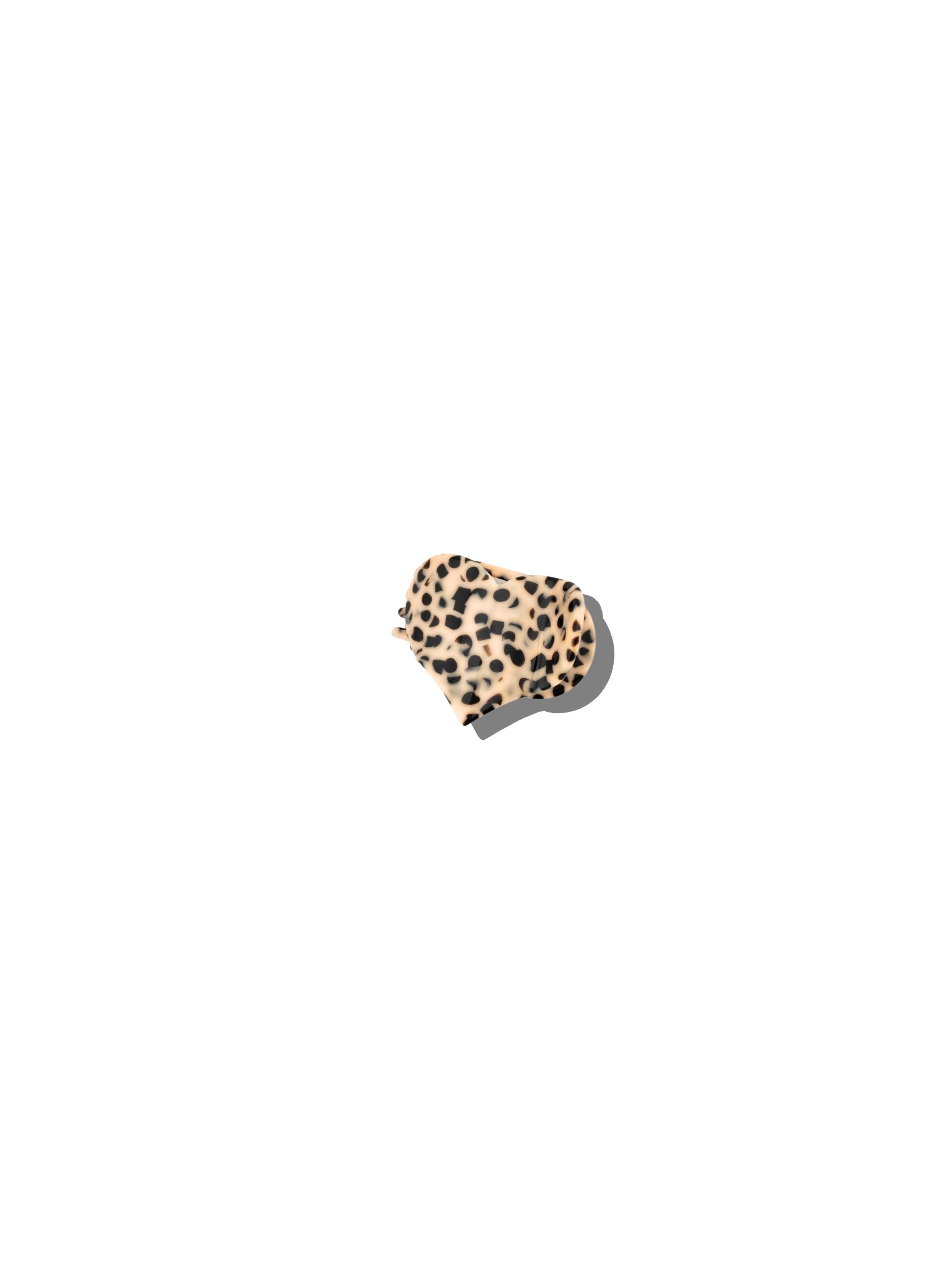 Handmade Mini Heart Lay Down Claw Clip | Eco-Friendly